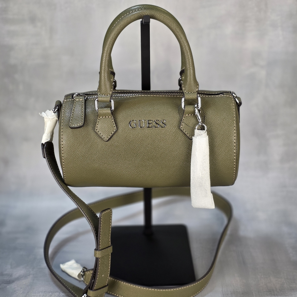 GUESS Olive Green Women's Barrel Bag